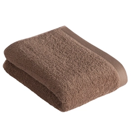 Bath Towels Vossen High Line Nut Brown (set of 2) (67 x 140 cm)