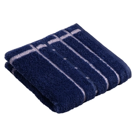 Handtuch Vossen Quadrati Marine Blue White (3er Set) (50 x 100 cm)