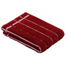Bath Towel Vossen Quadrati Rubin White (set of 2) (67 x 140 cm)