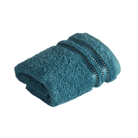 Face Towel Vossen Cult de Luxe Petrol Blue (set of 6)