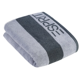 Douchelaken Esprit Block Stripe Silver (Set van 2)