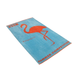 Strandlaken Vossen Mister Flamingo Paradise Blue