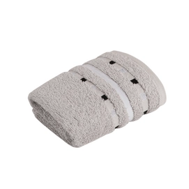 Petite Serviette Vossen Atletico Light Grey (Lot de 6)