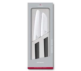 Messenset Victorinox Swiss Modern 2 Zwart (2-Delig)