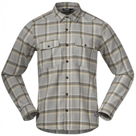 Shirt Bergans Men Tovdal Light Green Mud Check