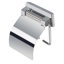 Toilet Roll Holder Geesa Standard Chrome Cover