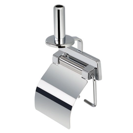 WC rolhouder Geesa Standard Chroom Klep + Reserverolhouder