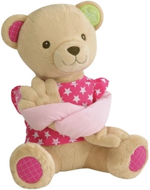 Knuffel Piou Piou Beer Giftbox Roze 25 cm