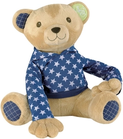 Knuffel Piou Piou Beer Giftbox Blauw 25 cm