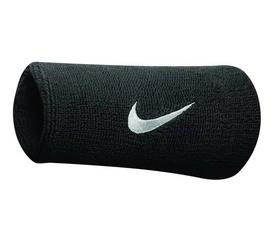 Schweißband Nike Swoosh Doublewide Wristband Schwarz