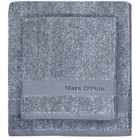 Handdoek Marc O'Polo Melange Smoke Blue Off White