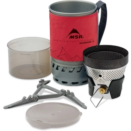 Système de Réchaud MSR WindBurner 1.0L Personal Stove System Red