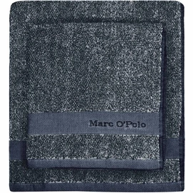 Handtuch Marc O'Polo Melange Marine Light Silver