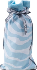 Kruikzak Kidsdepot Zebra Blue Katoen