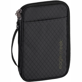 Brieftasche Eagle Creek RFID Travel Zip Organizer Black Charcoal