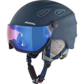 Skihelm Alpina Women Grap Visor HM Ink Grey Matt