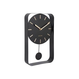 Klok Karlsson Pendulum Charm Small Steel Black 32,5 x 20 cm