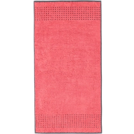 Handdoek Cawö Sense Coloured Borte Red (3-delig)