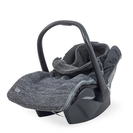 Voetenzak Jollein Groep 0+ 3 5 Punts Natural Knit Anthracite