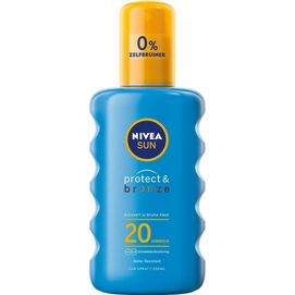 Sonnenschutz Nivea Sun Protect & Bronze Sonnenspray Factor 20
