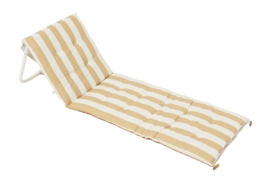 Fauteuil de Plage Sunnylife Mango Bay Golden Mustard Stripe