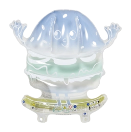 Luchtbed Sunnylife Kids Burger Boy The Sea Kids Blue-Lime
