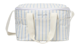 Sac Isotherme Sunnylife Le Weekend Mid Blue-Cream