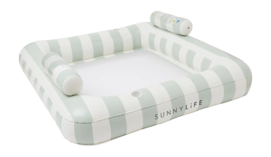 Matelas Gonflable Sunnylife Luxe Twin Hammock Le Vacay Soft Olive
