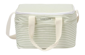 Kühltasche Sunnylife Light Cooler Bag La Palma Sage Stripe