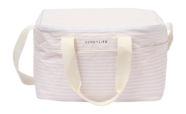 Koeltas Sunnylife Light Cooler Bag Lazy Days Pink Stripe