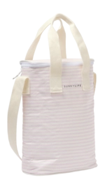 Kühltasche Sunnylife Light Cooler Drinks Bag Lazy Days Pink Stripe