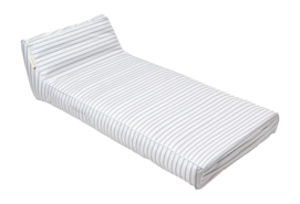 Luftmatratze Sunnylife Luxe Lie-On Lounger La Palma Sage Stripe