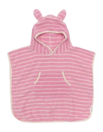 Serviette de Toilette à capuchon Sunnylife Enfant Character Cotton Candy Pink Stripe