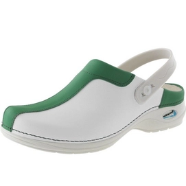 Medizinische Clogs Gevavi Wash'Go Clog Offen Grün