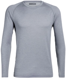 Longsleeve Icebreaker Motion Seamless LS Crewe Mineral Heather Herren