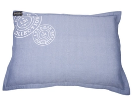 Hondenkussen Lex&Max Visgraat Faded Blue