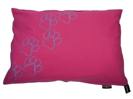 Hondenkussen Lex&Max Happy Feet Fuchsia