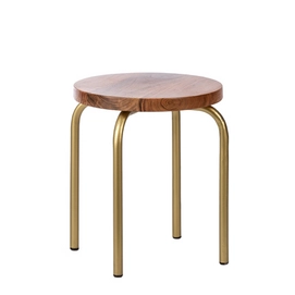 Stool Kidsdepot Chique Walnut Gold (2 pc)