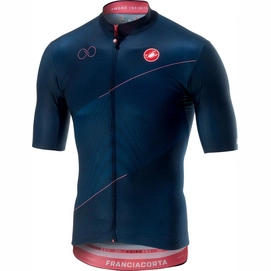 Fietsshirt Castelli Franciacorta Men Jersey FZ Blauw
