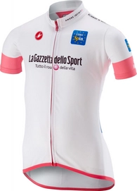 Fietsshirt Castelli Giro Kid Jersey FZ Bianco