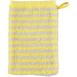 Washandje Cawö Campus Ringel Stripes Lemon (Set van 6)