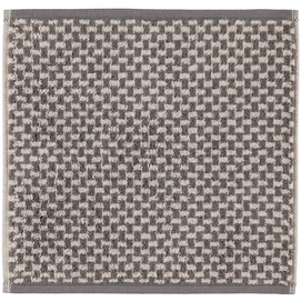 Gastendoek Cawö Reed Anthracite 30 x 30cm (6-delig)