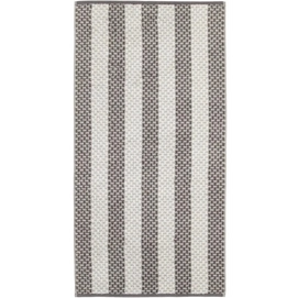 Douchelaken Cawö Reed Anthracite Stripes (70 x 140 cm)