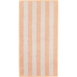 Douchelaken Cawö Reed Peach Stripes (70 x 140 cm)