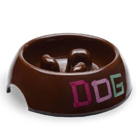 Voerbak Beeztees Tape Anti Schrok Melamine Bruin