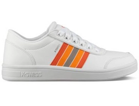 Sneaker K Swiss Court Clarkson S SE Flame Bright Marigold Weiß Damen