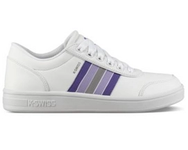 K Swiss Court Clarkson S SE Weiß Ultra Violet Tulip Damen