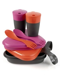 Maaltijdset Light My Fire Pack' N Eat Kit Roze/ Oranje