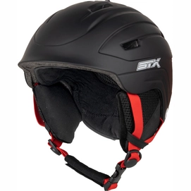 Skihelm STX Helmet Tahoe JR Black/Red-48 - 52 cm