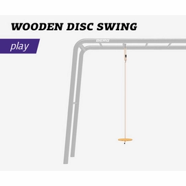 BERG Playbase Wooden Disc Swing